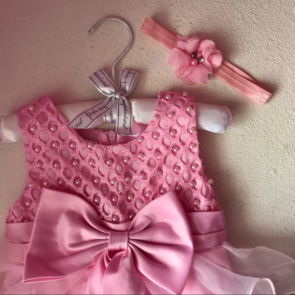 Size 12-18 months dress with headband